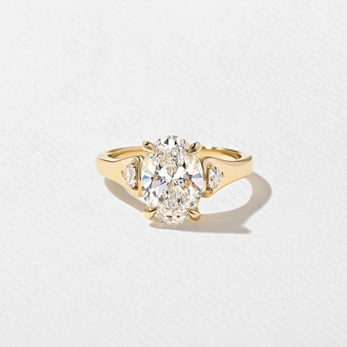 51ct oval cut lab - oval, grown